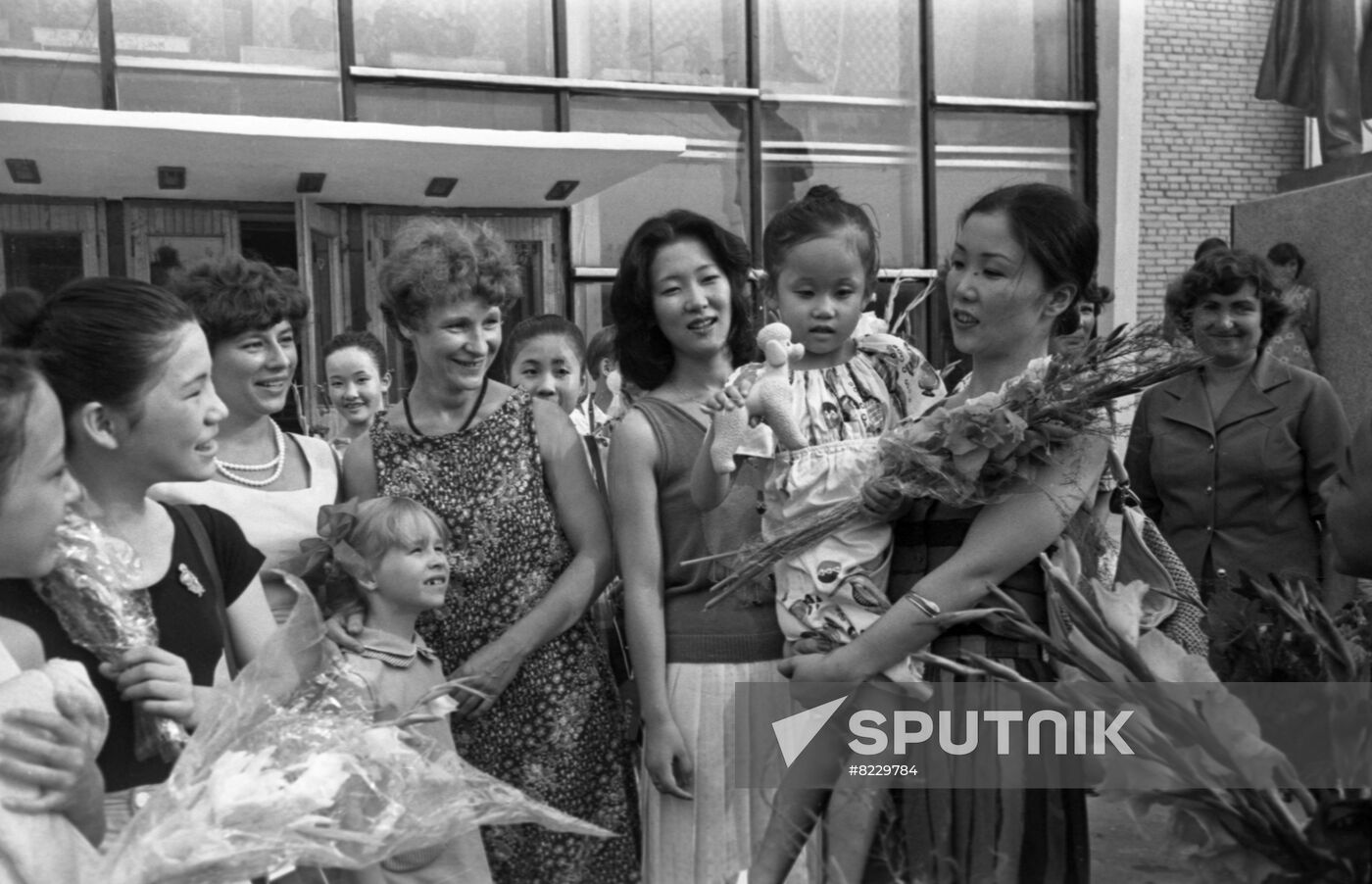 Young Japanese ballerinas in Khabarovsk