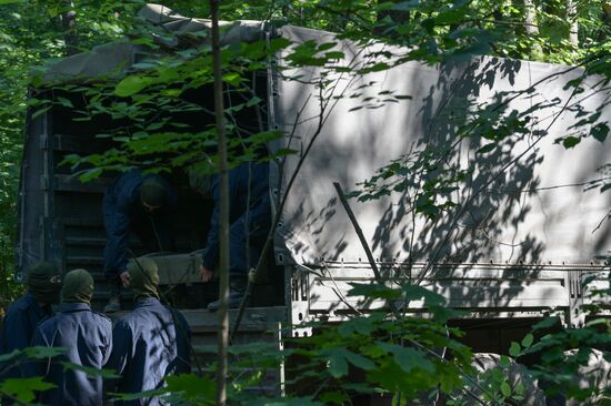 Ukraine Russia Military Operation Ammunition Delivery