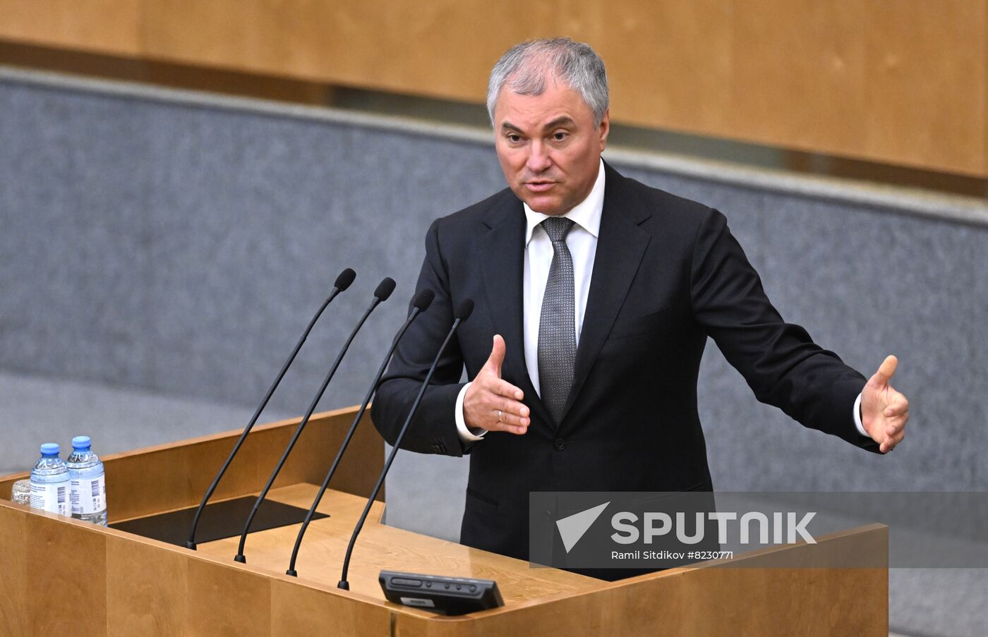 Russia Parliament Closing Spring Session