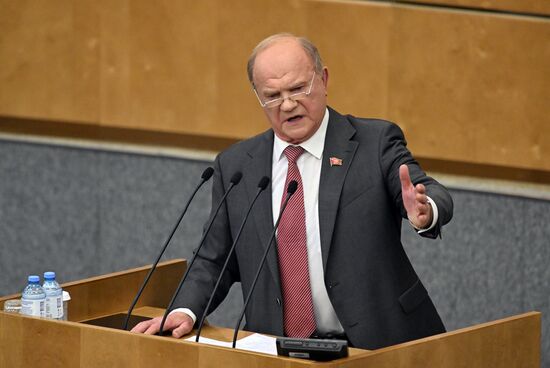 Russia Parliament Closing Spring Session