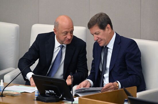 Russia Parliament Closing Spring Session