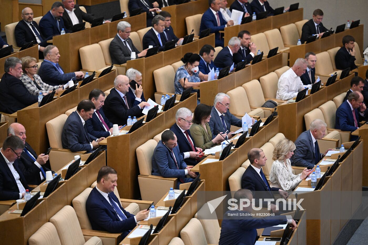 Russia Parliament Closing Spring Session