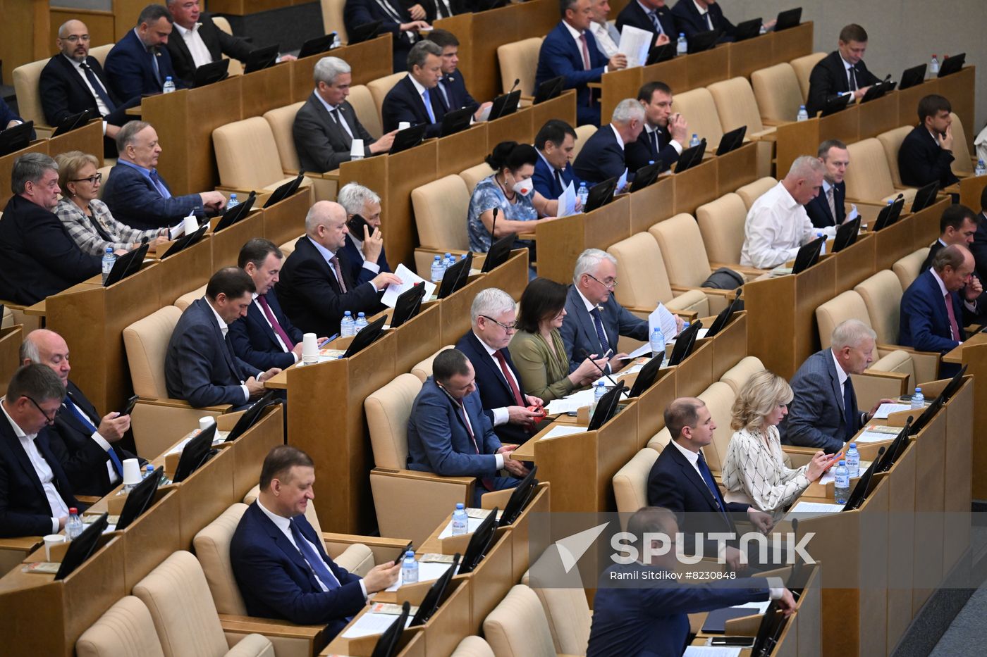 Russia Parliament Closing Spring Session