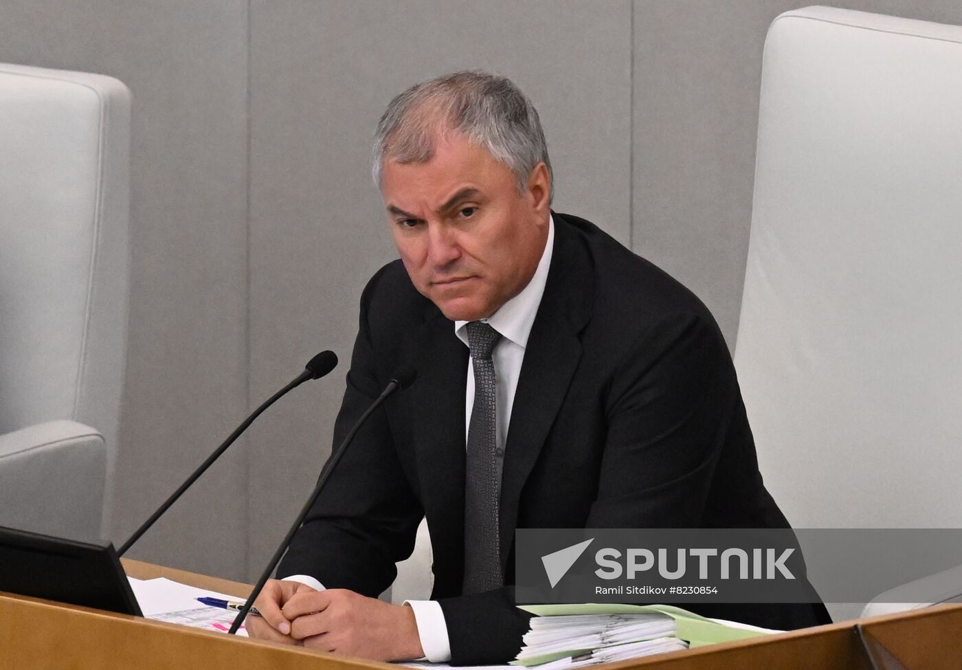 Russia Parliament Closing Spring Session
