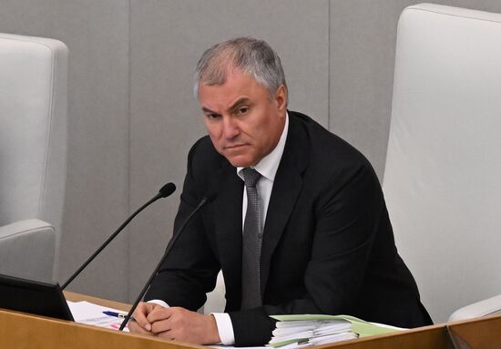 Russia Parliament Closing Spring Session