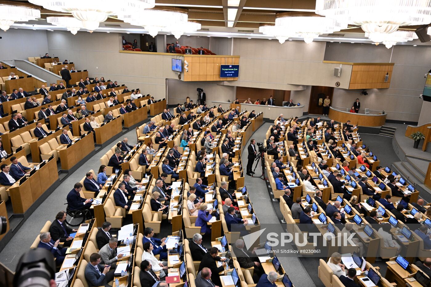 Russia Parliament Closing Spring Session