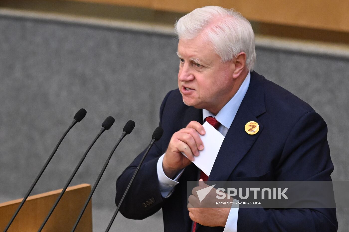 Russia Parliament Closing Spring Session