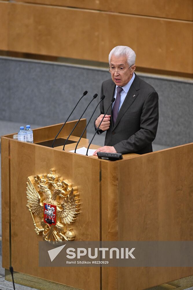 Russia Parliament Closing Spring Session