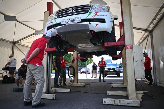 Russia Silk Way Rally Preparations