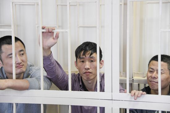 Russia North Korea Fishermen Trial