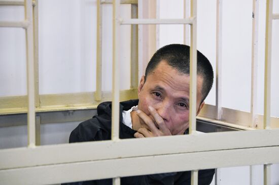 Russia North Korea Fishermen Trial