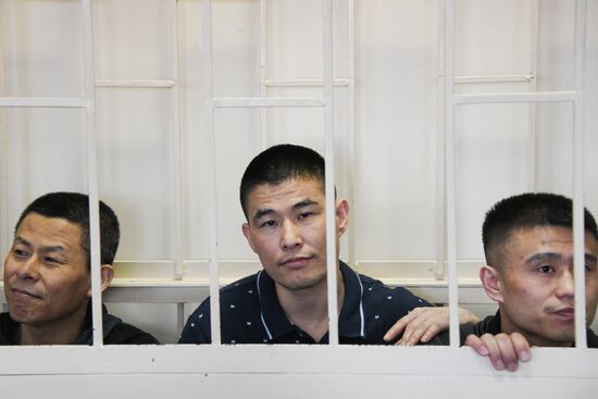 Russia North Korea Fishermen Trial