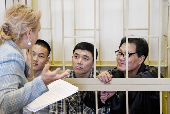 Russia North Korea Fishermen Trial