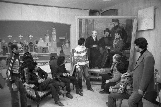 Soviet artist Alexander Kotelnikov