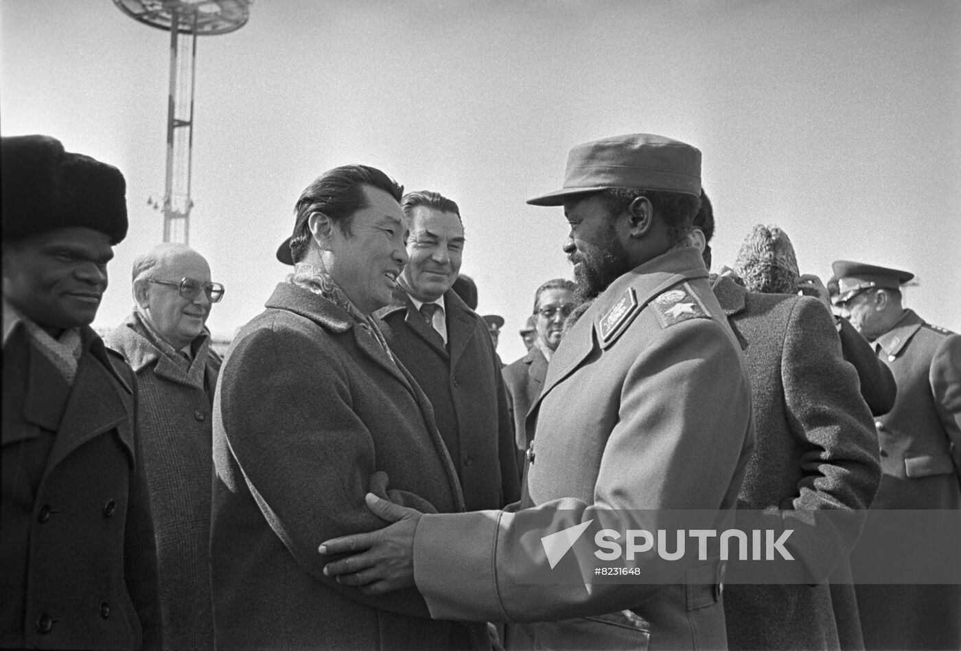 President of People's Republic of Mozambique Samora Machel visits USSR