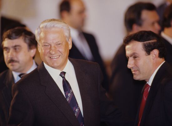 Signing Inter-Republican Economic Treaty