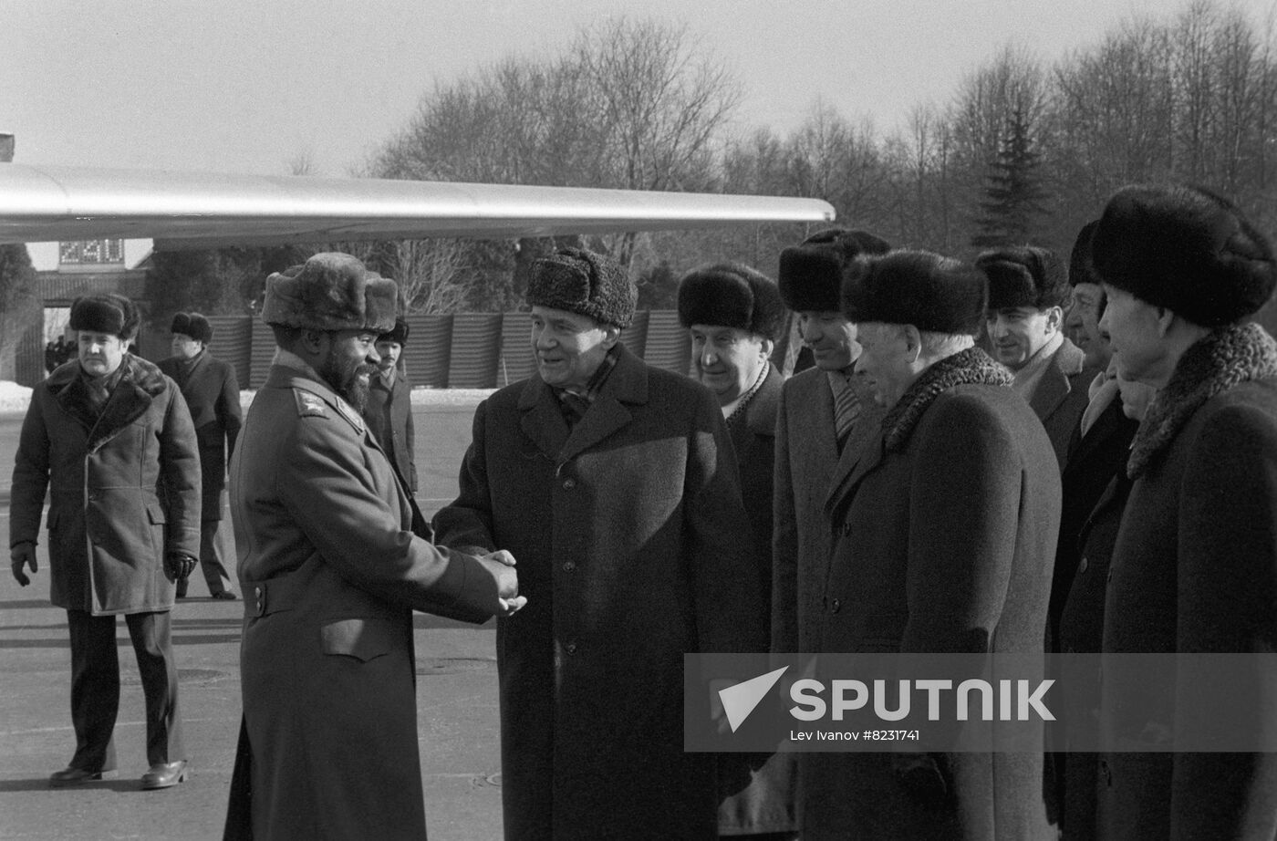 President of People's Republic of Mozambique Samora Machel visits USSR