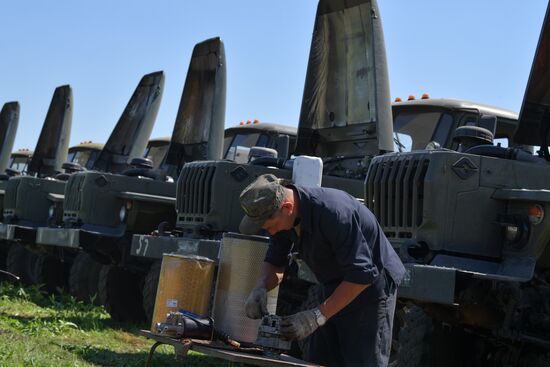 Ukraine Russia Military Operation Repair Unit