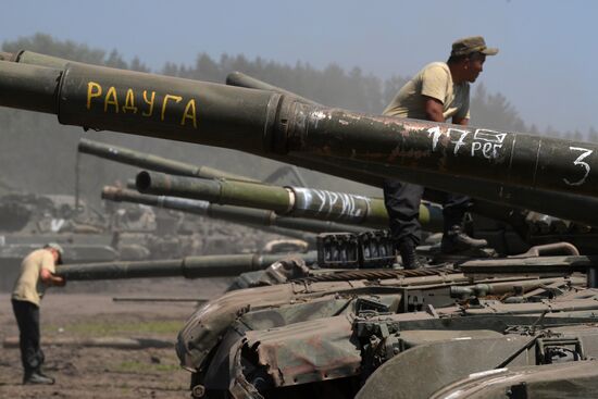 Ukraine Russia Military Operation Repair Unit