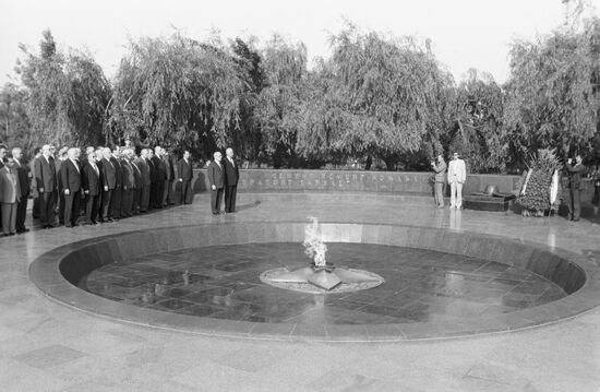 Party and governmental delegation of German Democratic Republic visits USSR