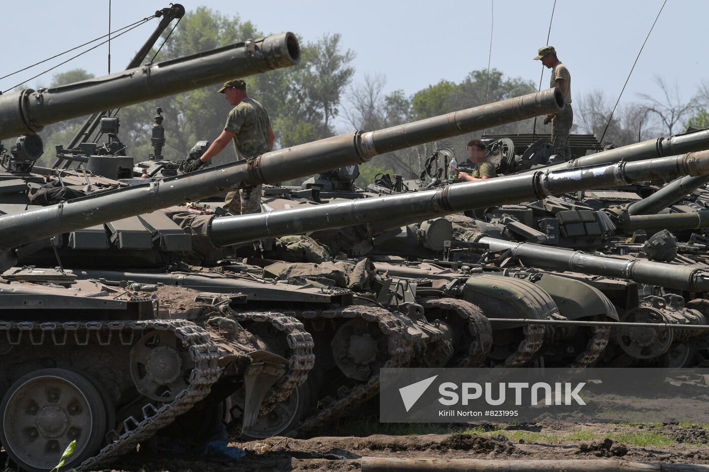 Ukraine Russia Military Operation Repair Unit
