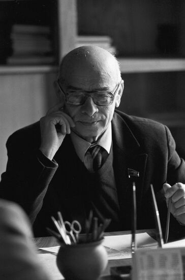 Soviet astronomer Yevgeny Kharadze