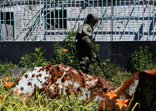 DPR Russia Ukraine Military Operation Demining