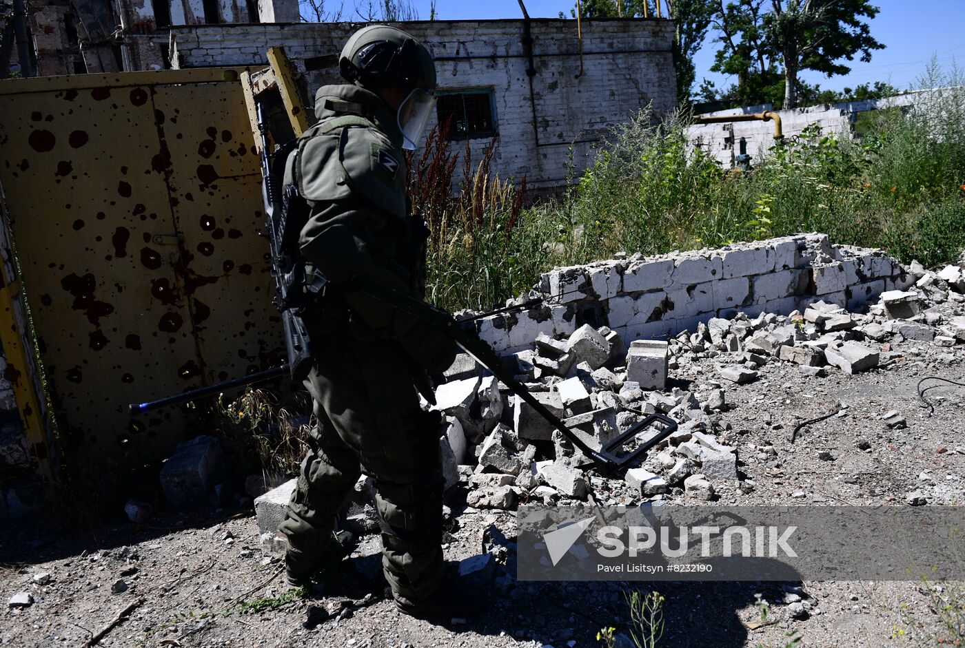 DPR Russia Ukraine Military Operation Demining