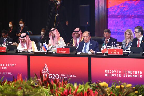 Indonesia G20 Foreign Ministers Meeting