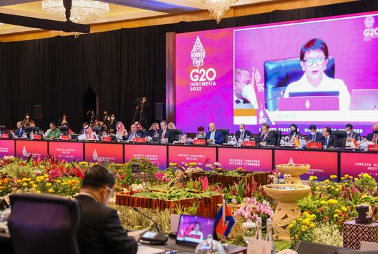 Indonesia G20 Foreign Ministers Meeting