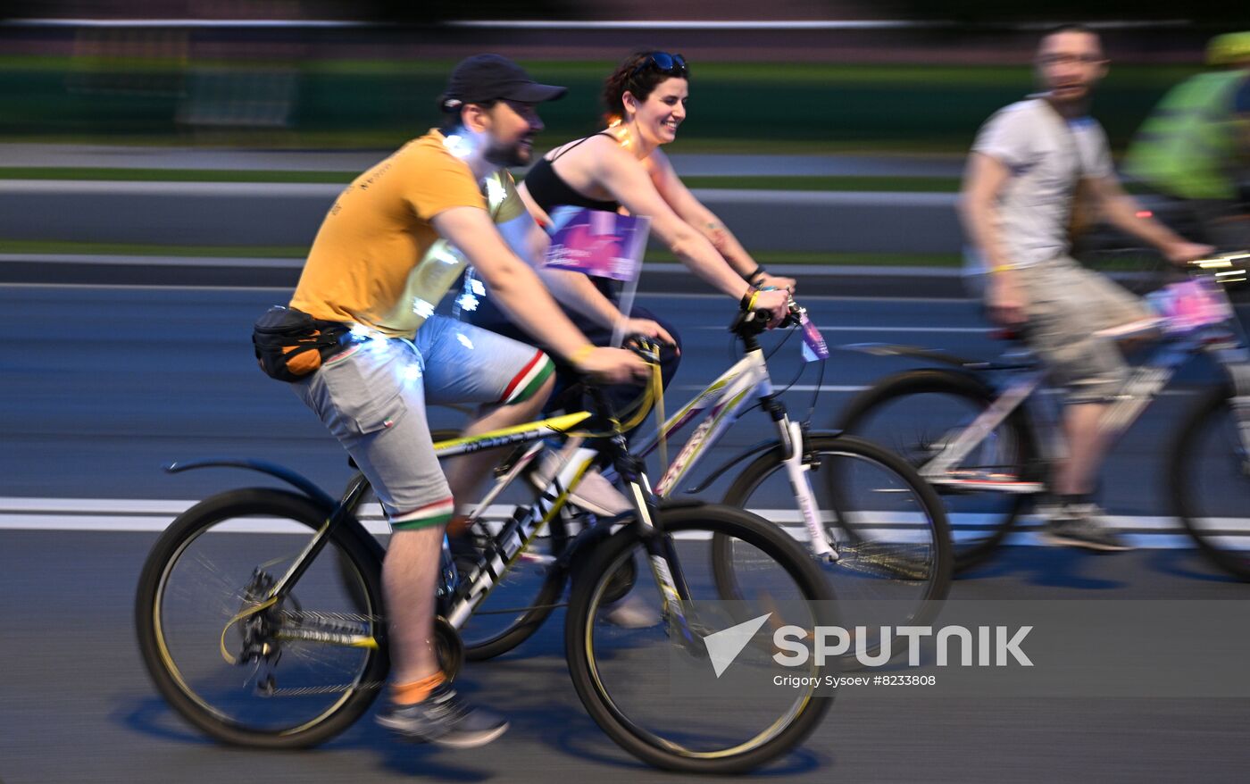 Russia Night Cycling Festival