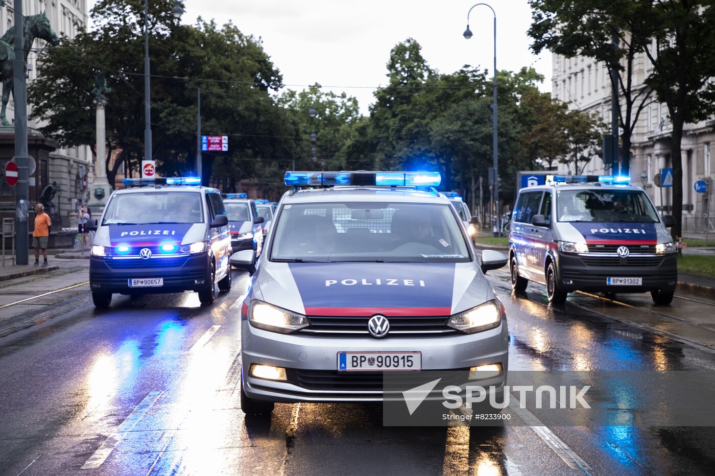 Austria Ukraine Financial Support Protest