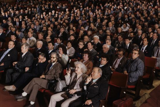 Congress of Soviet Germans in Moscow