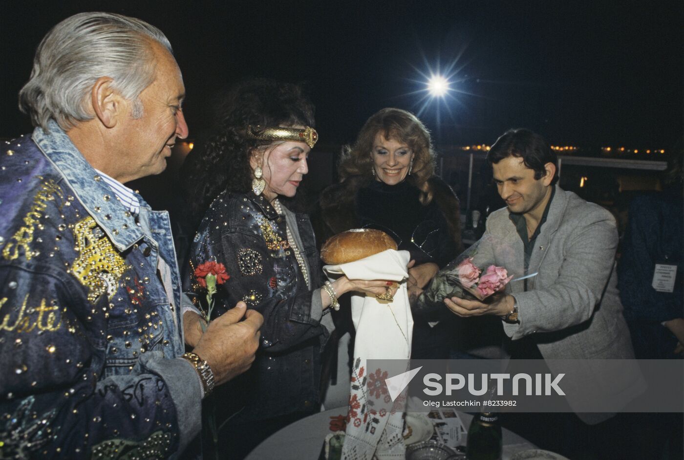 Stallone Rockets show in Moscow