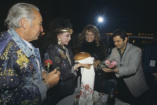 Stallone Rockets show in Moscow