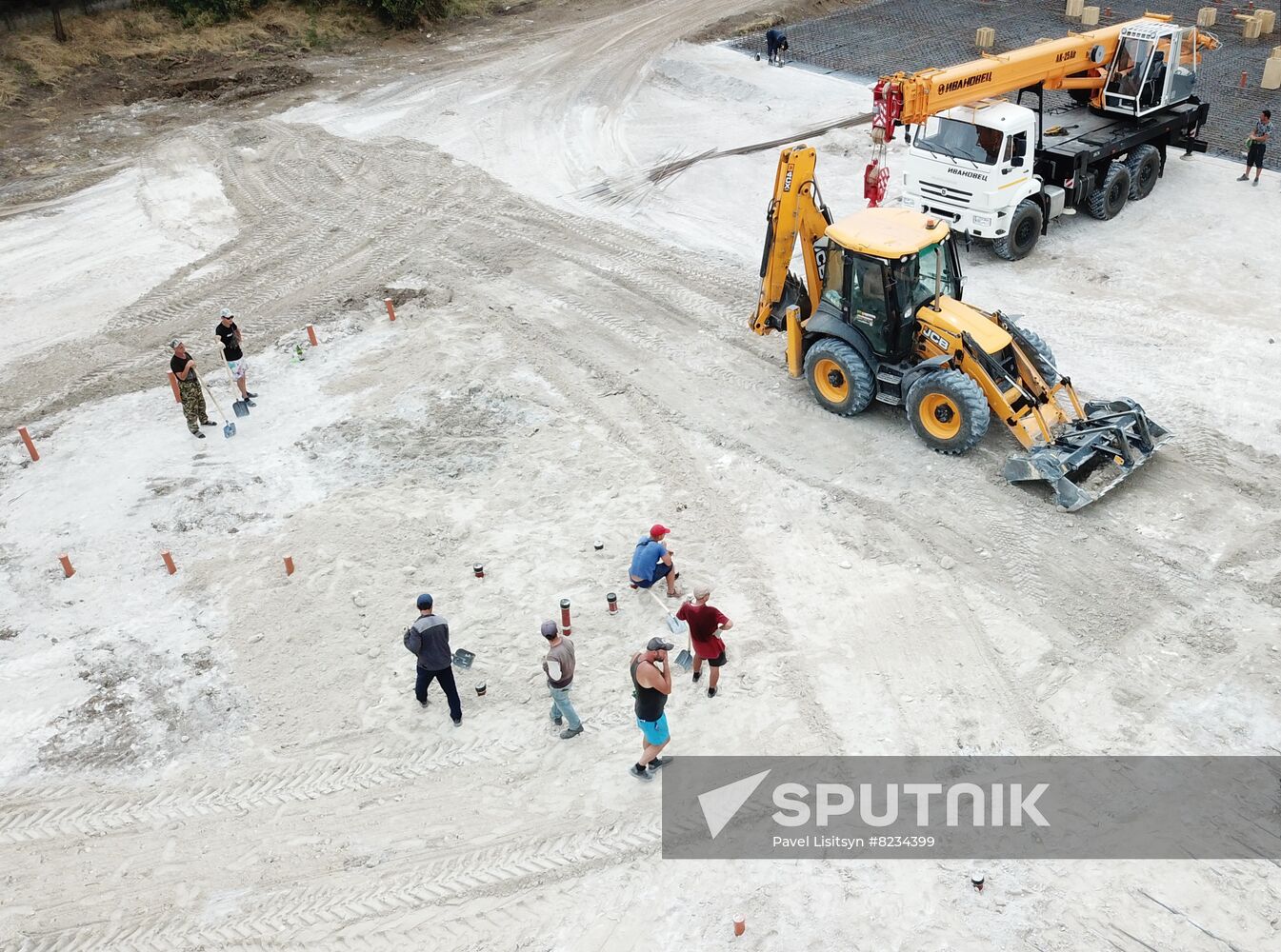 DPR Russia Ukraine Military Operation Construction Site