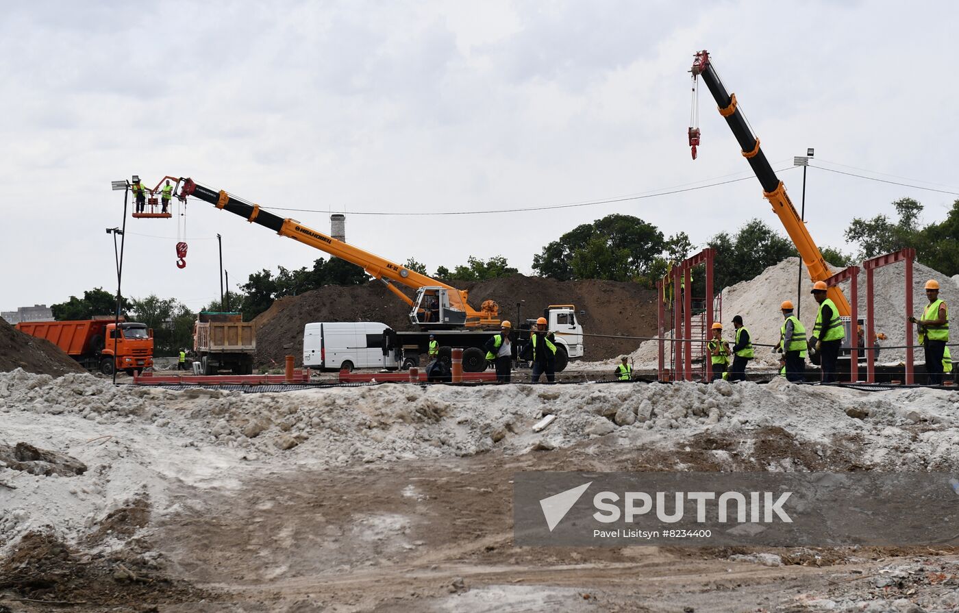 DPR Russia Ukraine Military Operation Construction Site