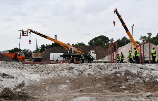 DPR Russia Ukraine Military Operation Construction Site