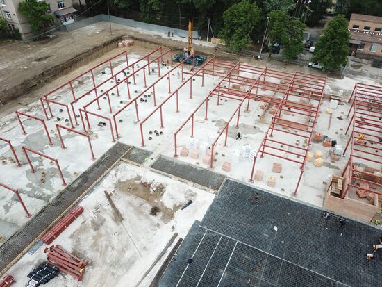 DPR Russia Ukraine Military Operation Construction Site