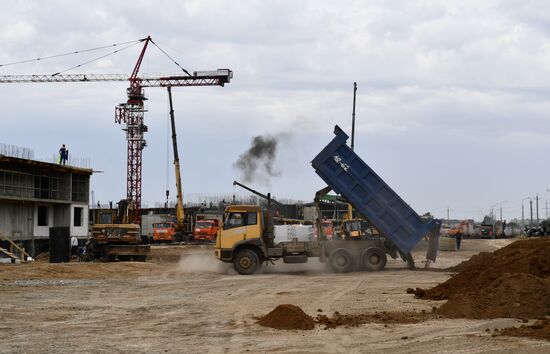 DPR Russia Ukraine Military Operation Construction Site