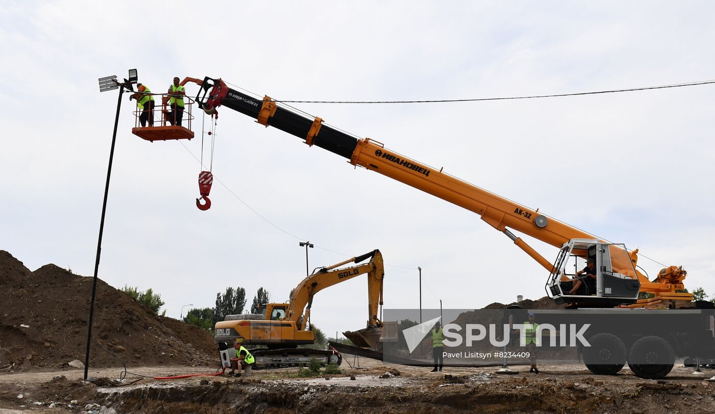 DPR Russia Ukraine Military Operation Construction Site