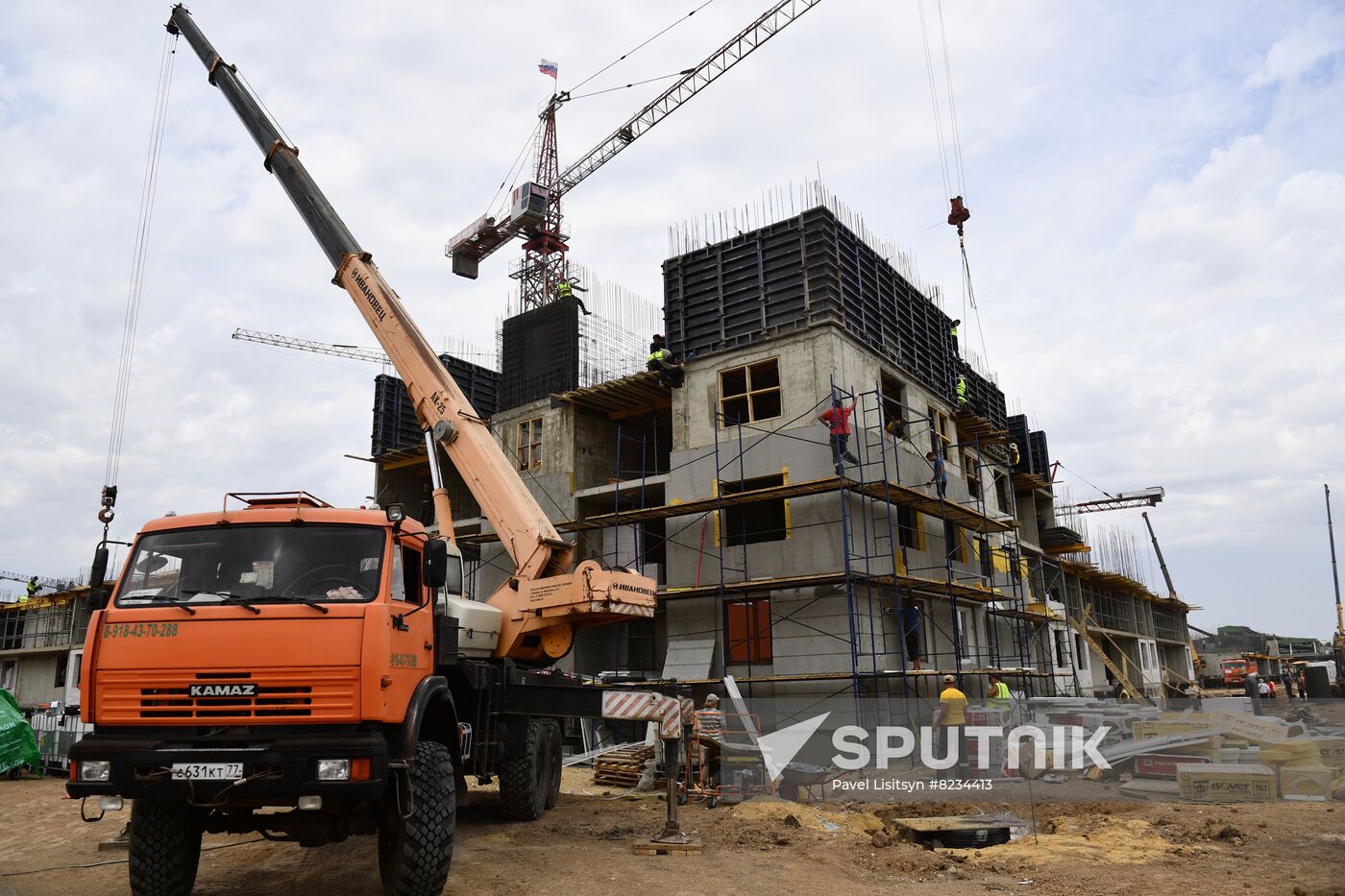 DPR Russia Ukraine Military Operation Construction Site