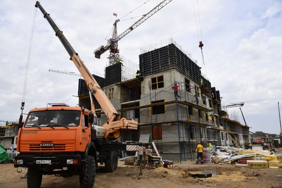 DPR Russia Ukraine Military Operation Construction Site