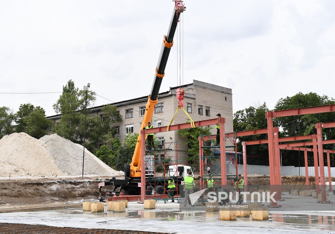 DPR Russia Ukraine Military Operation Construction Site