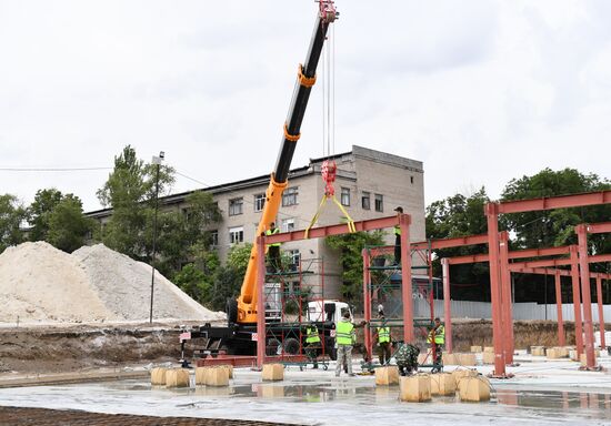 DPR Russia Ukraine Military Operation Construction Site