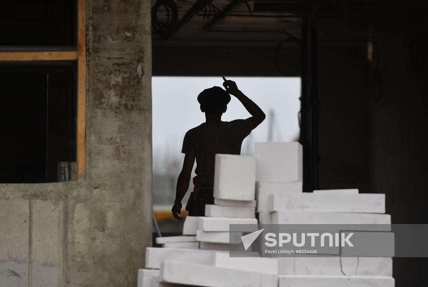 DPR Russia Ukraine Military Operation Construction Site