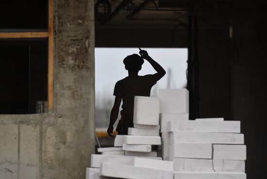 DPR Russia Ukraine Military Operation Construction Site
