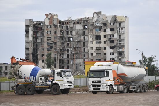 DPR Russia Ukraine Military Operation Construction Site