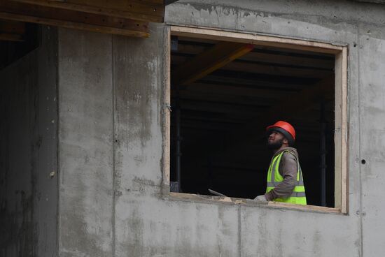 DPR Russia Ukraine Military Operation Construction Site