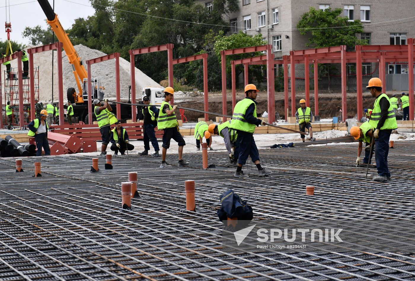 DPR Russia Ukraine Military Operation Construction Site